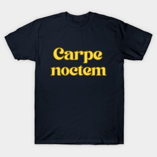 Yellow Carpe noctem T-Shirt